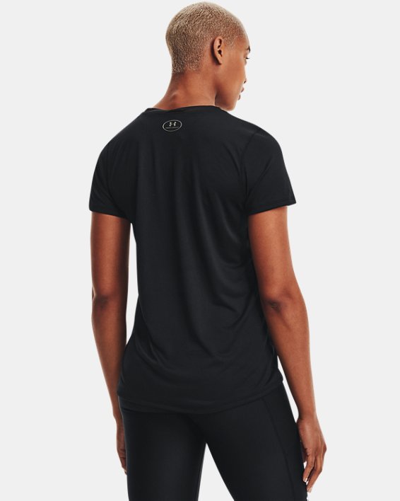 Women's UA Locker T-Shirt, Black, pdpMainDesktop image number 2
